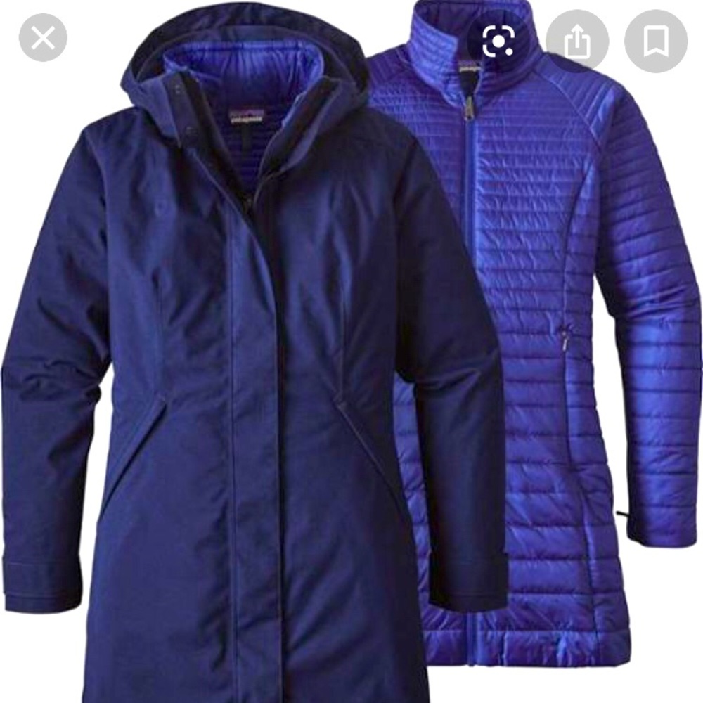 Patagonia Vosque 3-in-1 parka XS blue (like Tres)